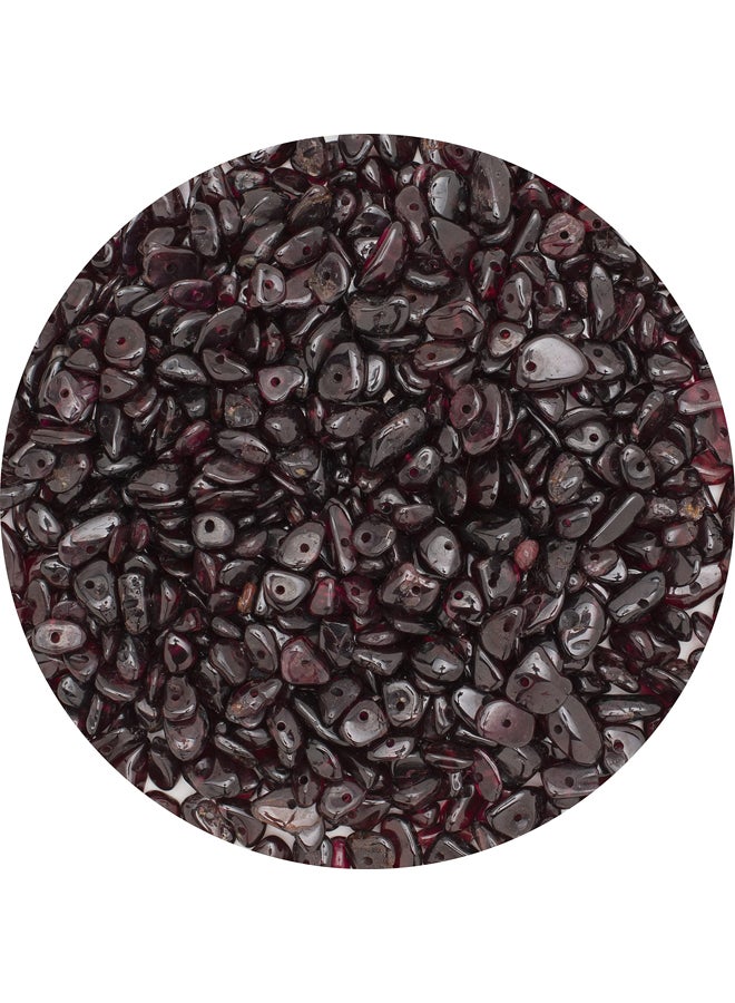 Natural Red Garnet Beads Approx 5-8mm Diameter, Healing Irregular Shape Drilled Loose Crystal Stones for DIY Bracelet Jewelry Making, 400pcs  - Image 1