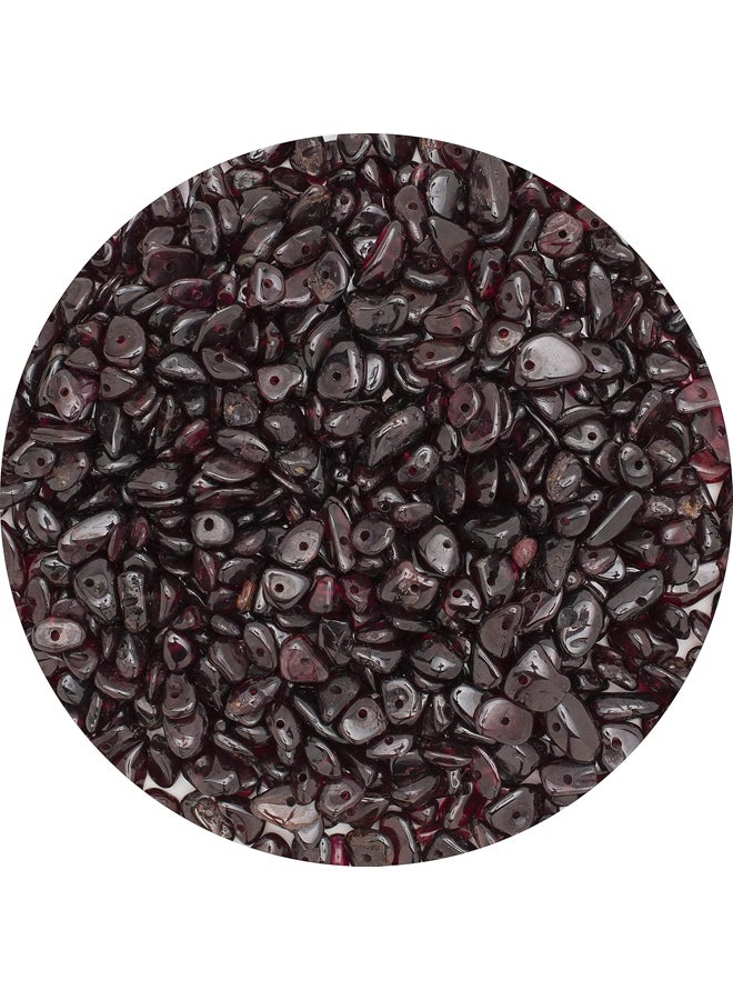 Natural Red Garnet Beads Approx 5-8mm Diameter, Healing Irregular Shape Drilled Loose Crystal Stones for DIY Bracelet Jewelry Making, 400pcs  - Image 2
