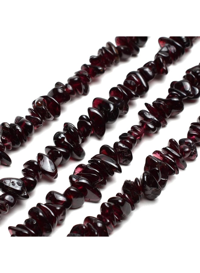 Natural Red Garnet Beads Approx 5-8mm Diameter, Healing Irregular Shape Drilled Loose Crystal Stones for DIY Bracelet Jewelry Making, 400pcs  - Image 4