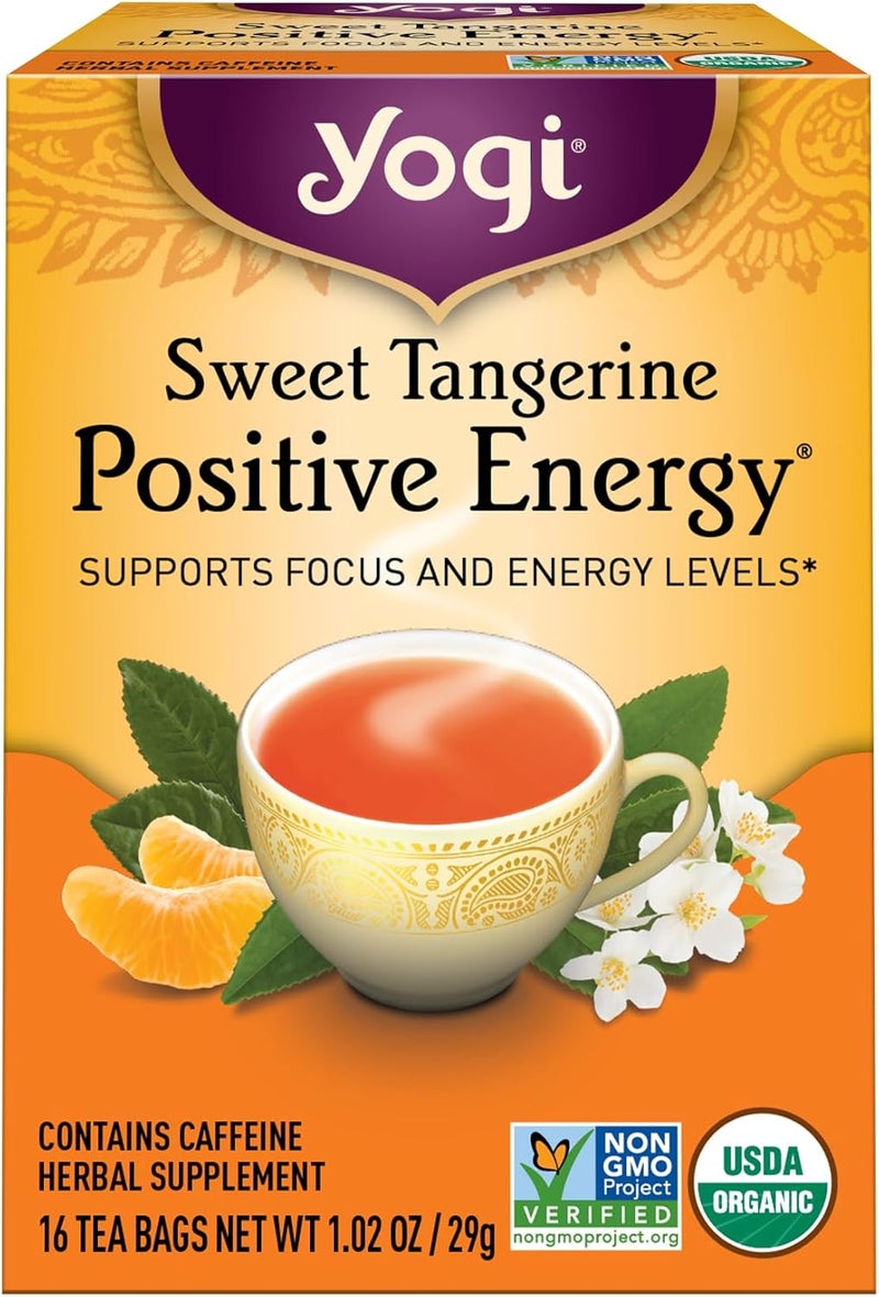 Yogi Sweet Tangerine Positive Energy Tea - Image 1