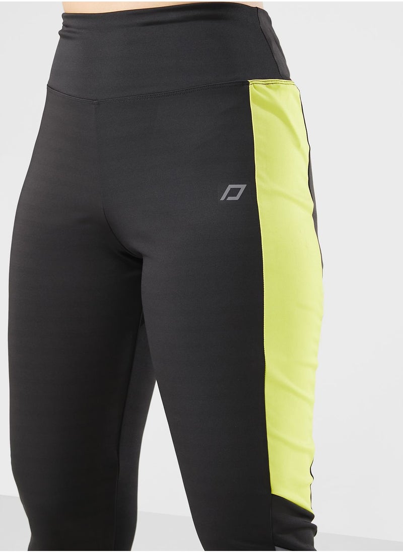 FRWD - Colorblock Athletic Leggings - Image 1
