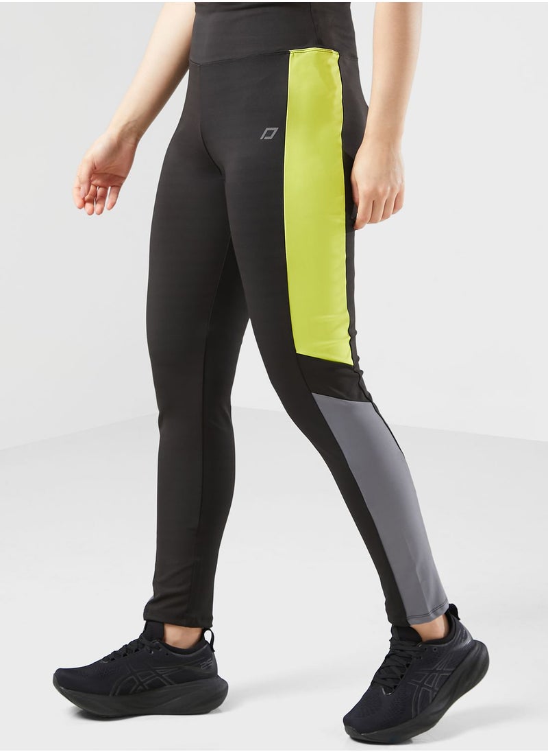 FRWD - Colorblock Athletic Leggings - Image 1