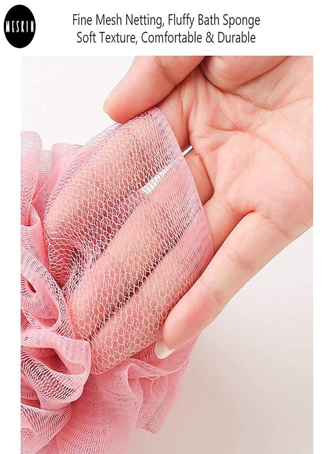 MeSkin Long-Handled Bath Body Loofah Brush for Men and Women, Exfoliating Back Scrubber for Luxurious Bathing Experience (Multicolor, Pack of 1) - Image 5