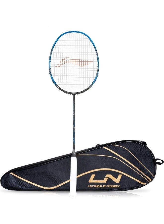 Li-Ning Li_Ning 3D Calibar X Combat Badminton Racket - Charcoal/Blue (Strung) - Premium Badminton Racquets for Performance, Durability and Everyday Use - Image 5