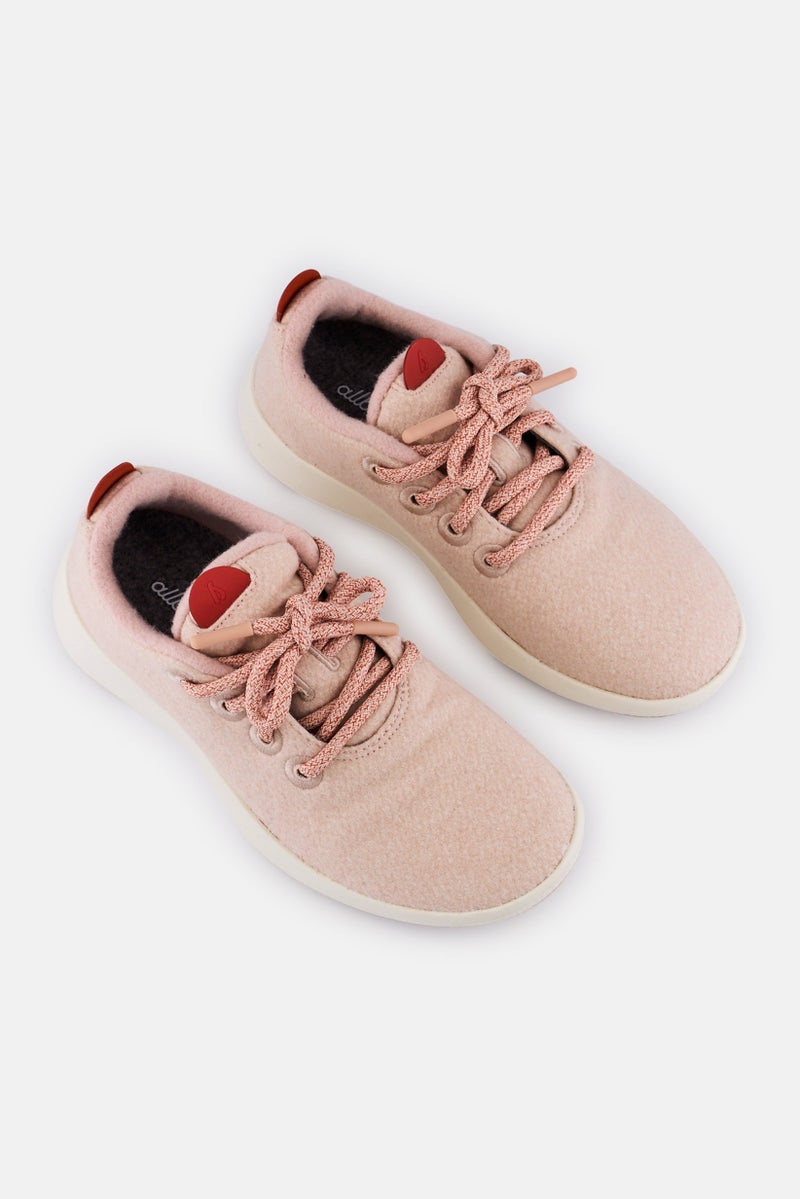 Allbirds Women Wide Lace Up Casual Shoes, Pink - Image 4