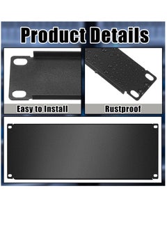 3 Pieces 1U,2U,4U Blank Panel Metal Rack Mount Filler Panel Mount Panel Spacer 19 Inches Rack Blanking Panel Kit for Enclosure Server Rack Cabinet Black - pzsku/Z63A46954F99313134B21Z/45/_/1730911087/ec29e448-5a3f-46aa-b8a0-a82028be0271