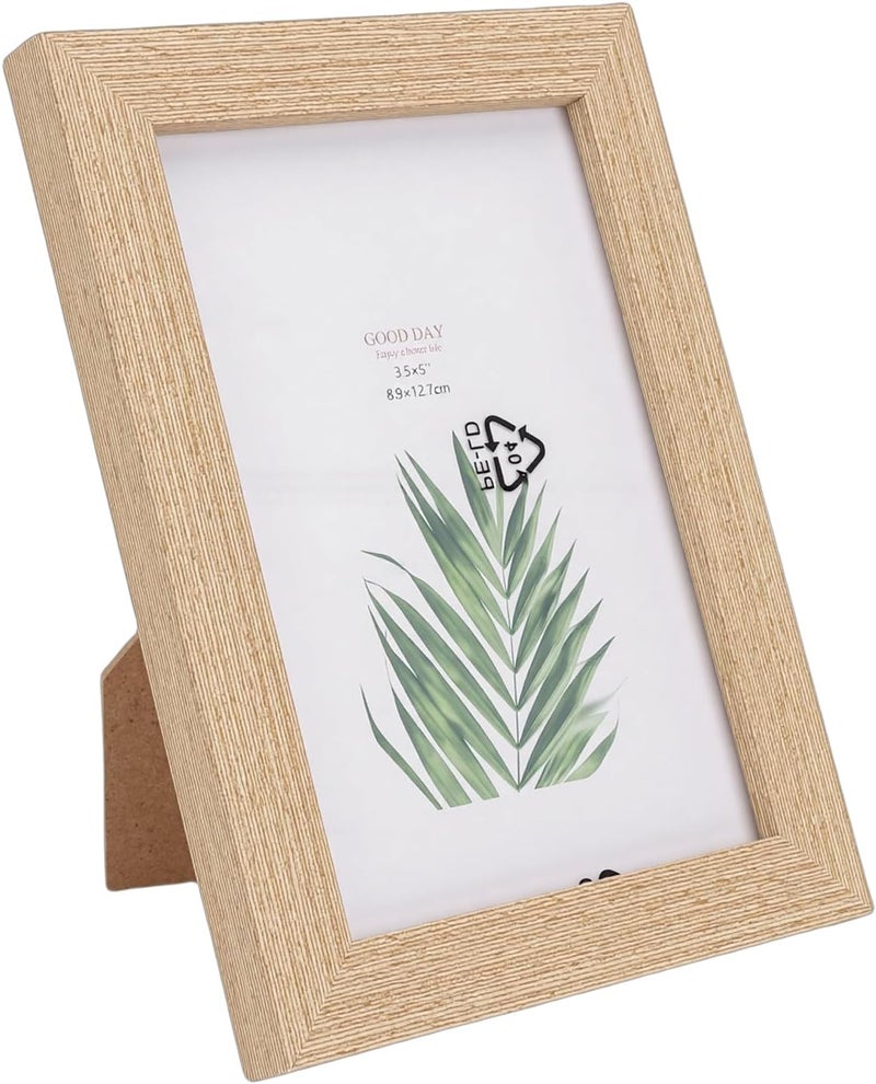 NOENNULL Dog Footprint Kit, Wooden Frame to Display Pet Memories, Ink Pad and 2 Papers Included, Memorial Wooden Frame for Pet Owners, - Image 3