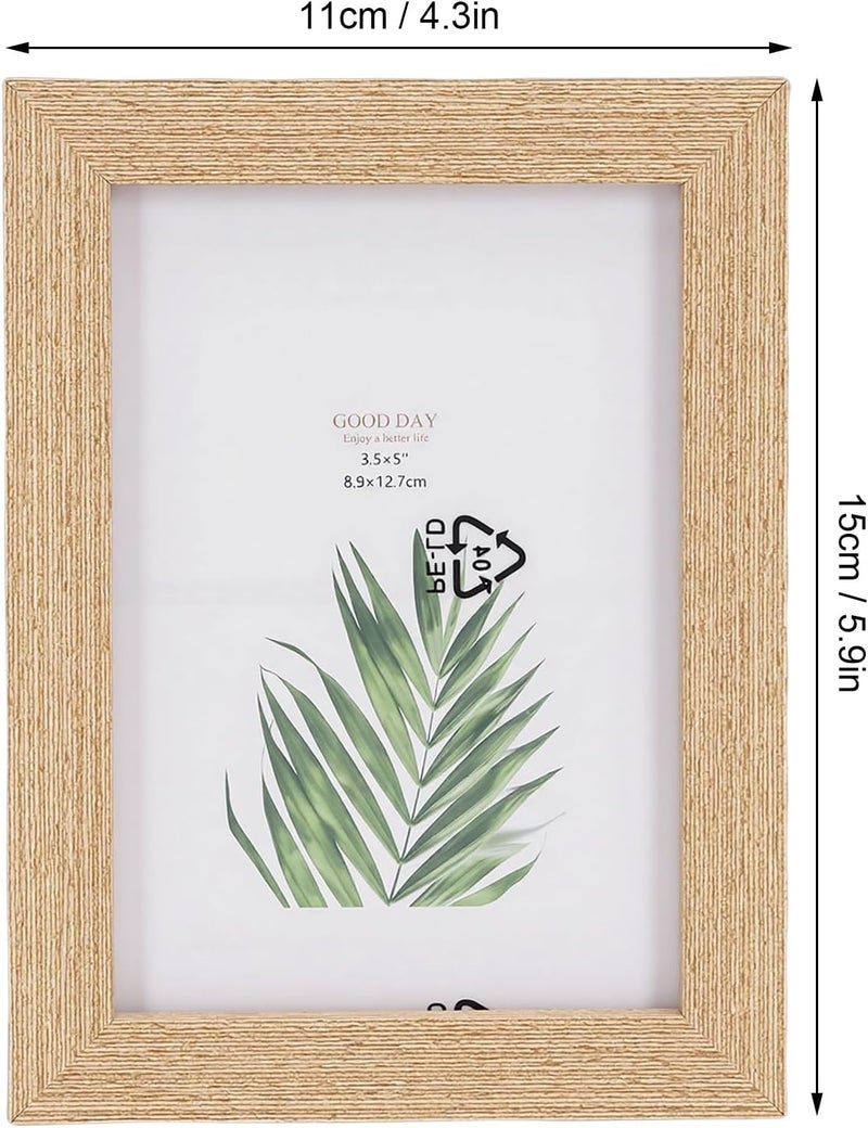 NOENNULL Dog Footprint Kit, Wooden Frame to Display Pet Memories, Ink Pad and 2 Papers Included, Memorial Wooden Frame for Pet Owners, - Image 2