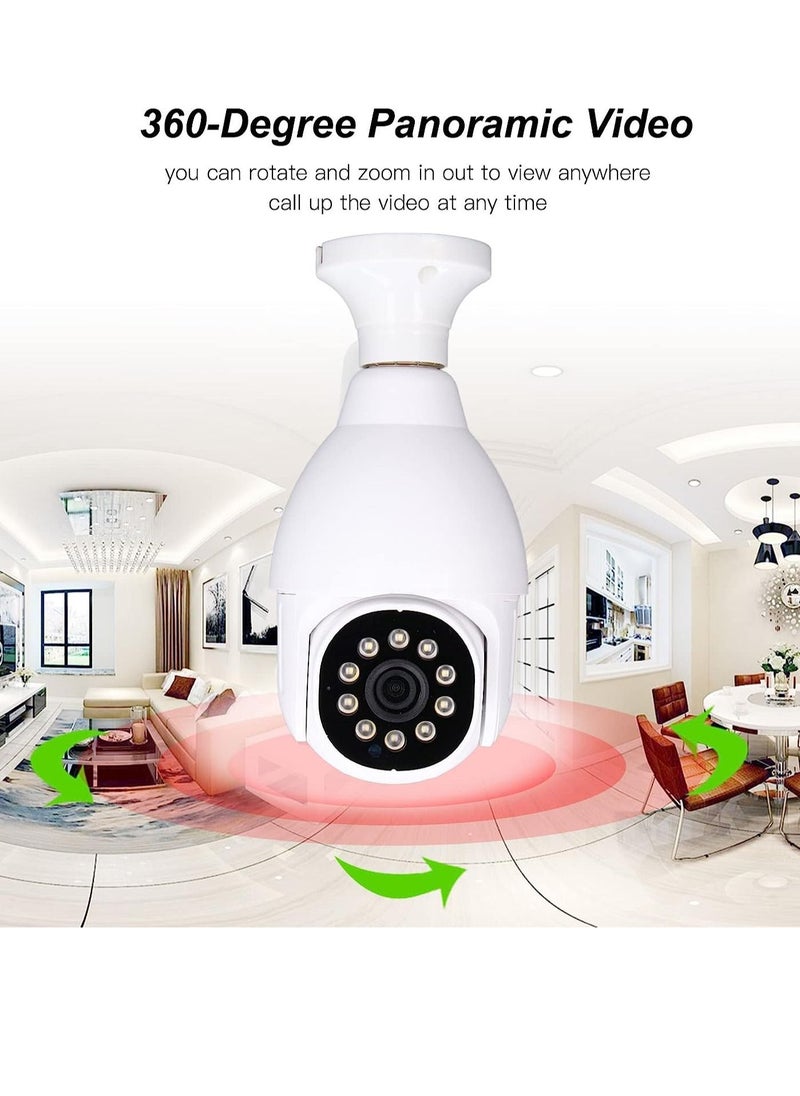 Generic - Surveillance Camera, Remote Viewing Motion Tracking Bulb Camera for Indoor - Image 1