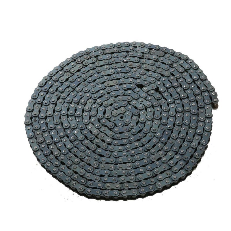 TOPENS LT08B Roller Chain 20 Feet with 2 Connecting Links for Chain Driven Sliding Gate Opener for Replacement and Extension 08B Metric Standard 428