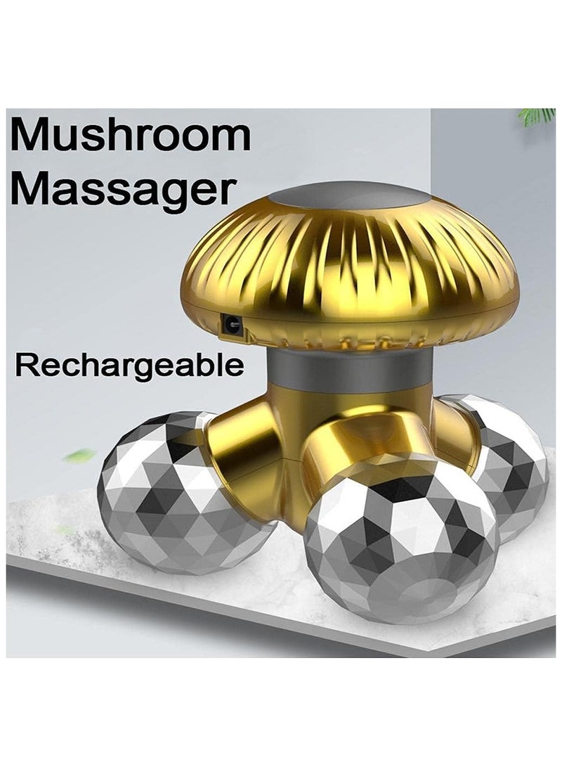 Mini Handheld Electric Mushroom Shape Head Neck Full Body Massager (HM-0104) - Image 2