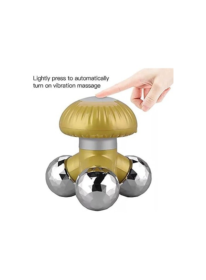 Mini Handheld Electric Mushroom Shape Head Neck Full Body Massager (HM-0104) - Image 3