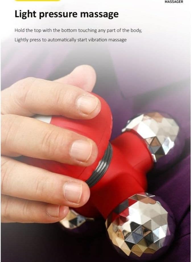 Mini Handheld Electric Mushroom Shape Head Neck Full Body Massager (HM-0104) - Image 4