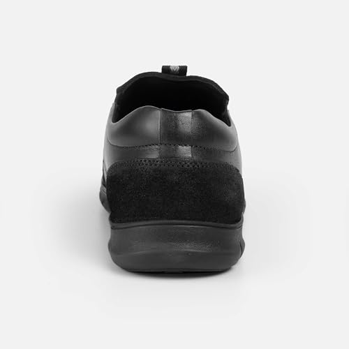 Mochi Men's Black Slip On Closure Formal - Slip On with Flat Sole UK/8 EU/42 (19-653) - Image 4