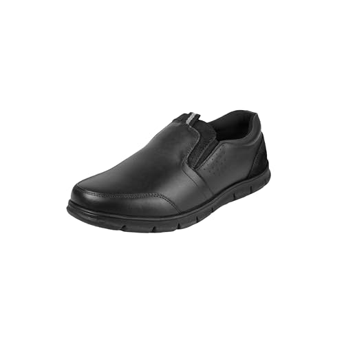 Mochi Men's Black Slip On Closure Formal - Slip On with Flat Sole UK/8 EU/42 (19-653) - Image 1