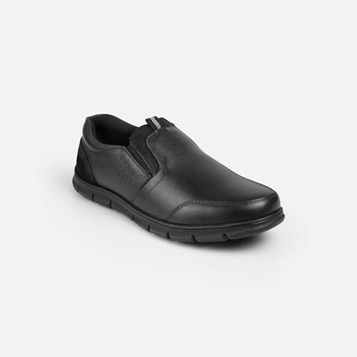 Mochi Men's Black Slip On Closure Formal - Slip On with Flat Sole UK/8 EU/42 (19-653) - Image 2