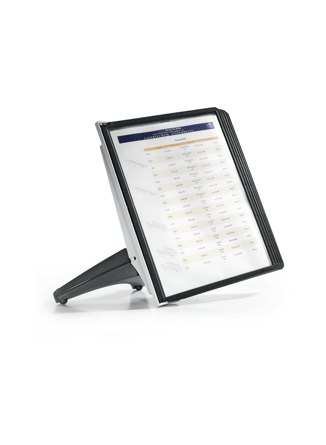 Durable Black A4 Document Display Frame, 5-Piece Set - Image 1