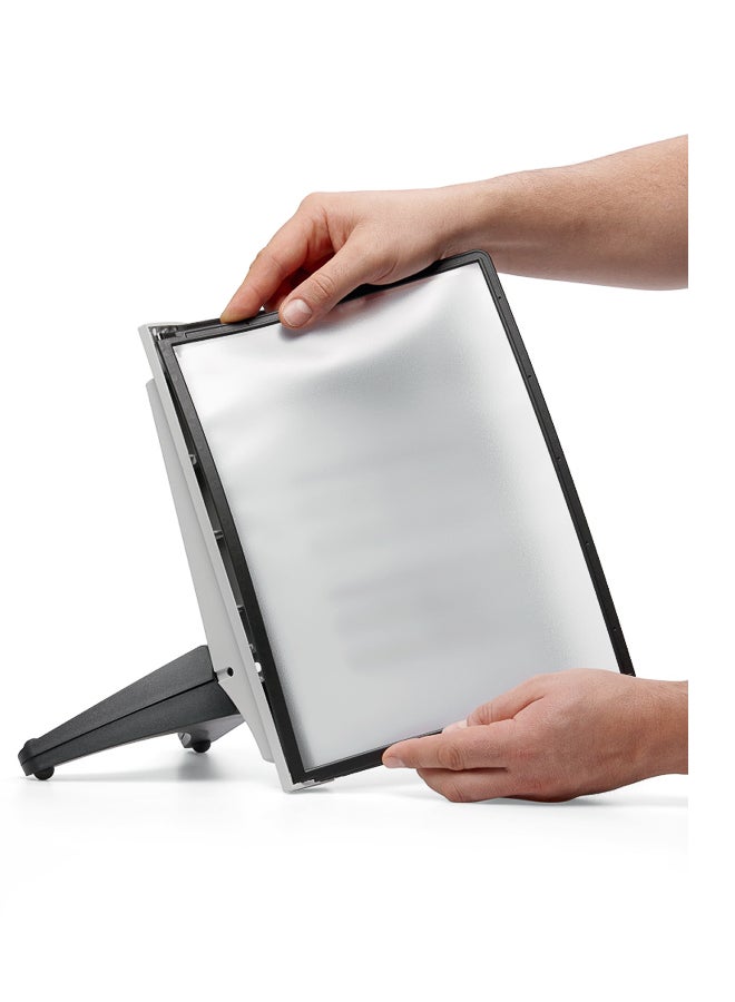 Durable Black A4 Document Display Frame, 5-Piece Set - Image 2