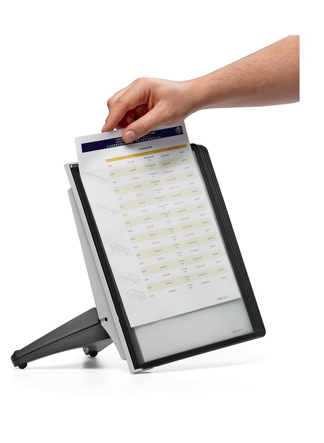 Durable Black A4 Document Display Frame, 5-Piece Set - Image 5