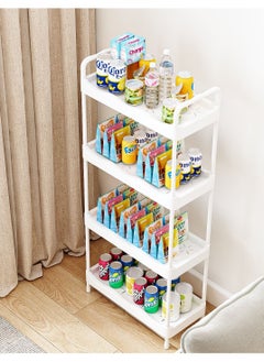 ALMUFARREJ Vesken Kitchen Organizer White 4 Shelves Size 115x26x51 cm  - Image 2