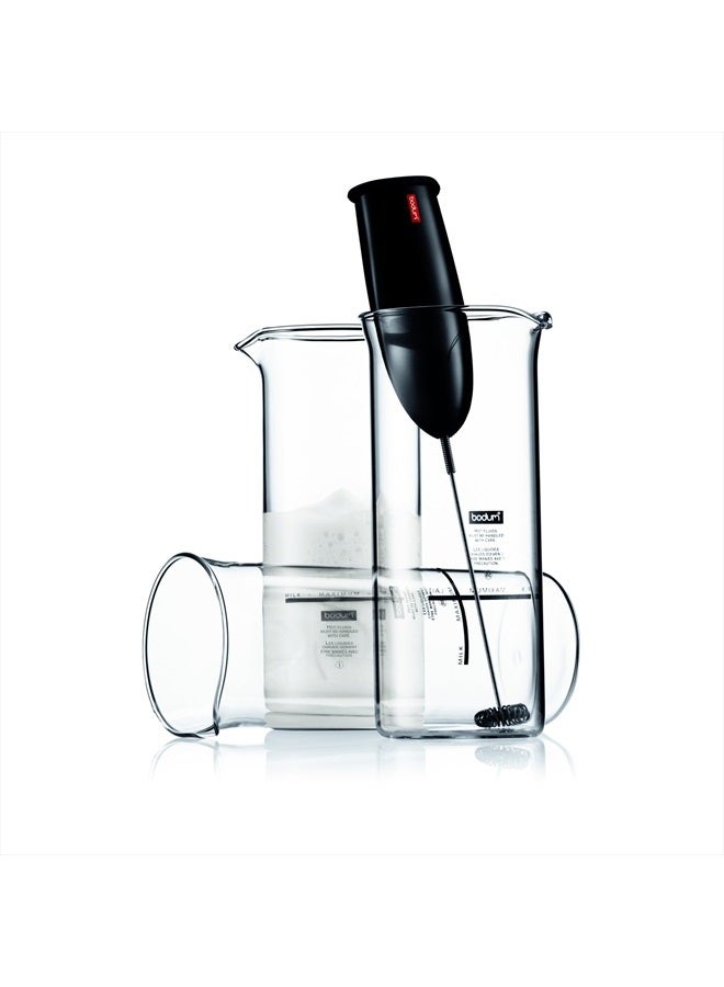 bodum Schiuma Battery Operated Milk Frother for Coffee Lattes, Hot Chocolate, Mocha, Cappuccino, Black - Image 2