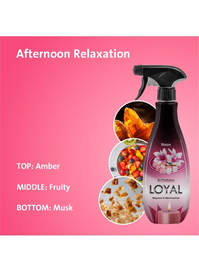 loyal معطر هواء مركز نون برائحة الماغنوليا والمارشميلو - 450 مل - Image 3