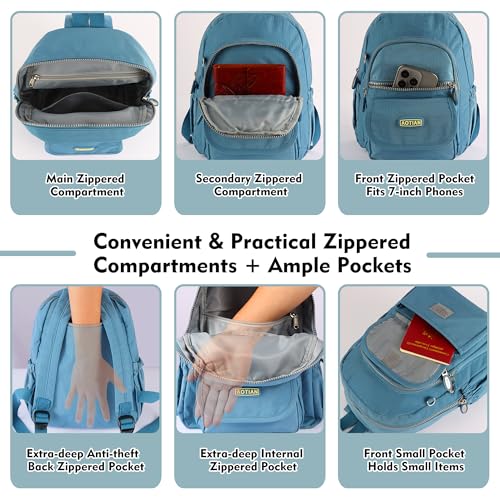 AOTIAN Mini Nylon Women Backpacks Casual Lightweight Small Daypack for Girls - Image 4