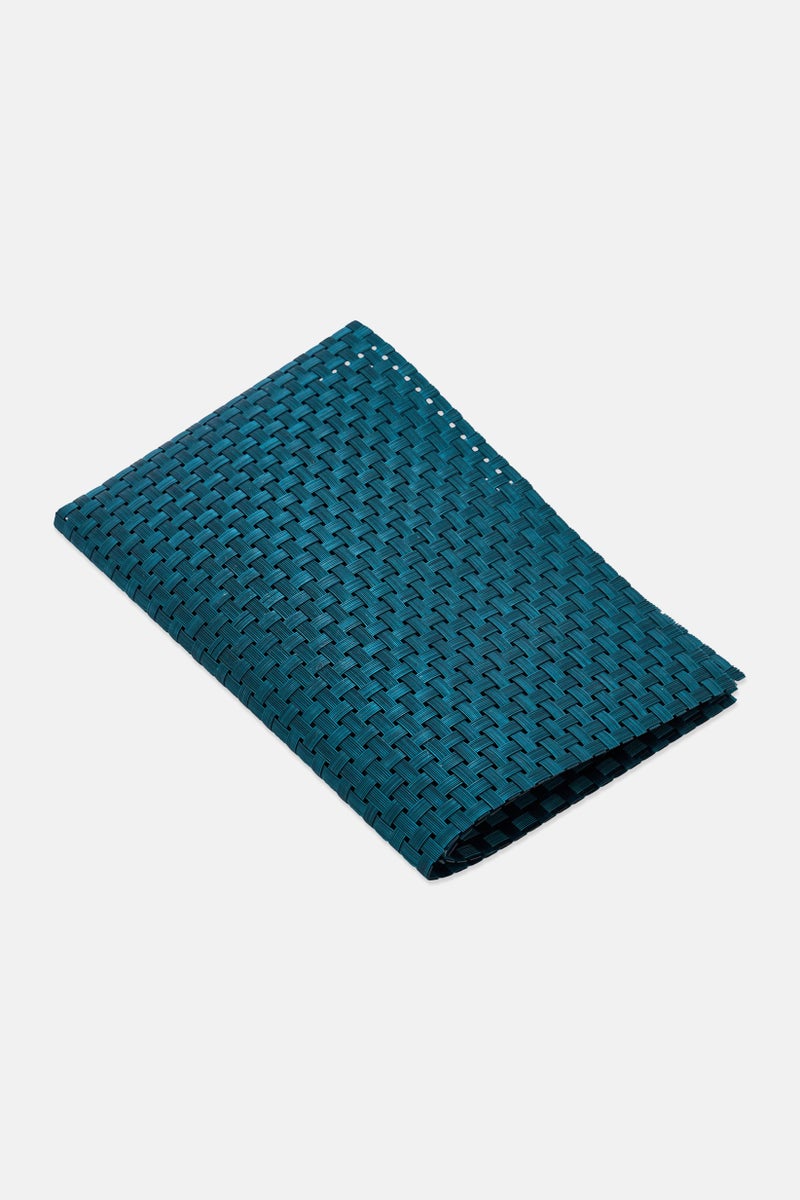 KitchenCraft Woven Table Placemat, Teal Green - Image 2