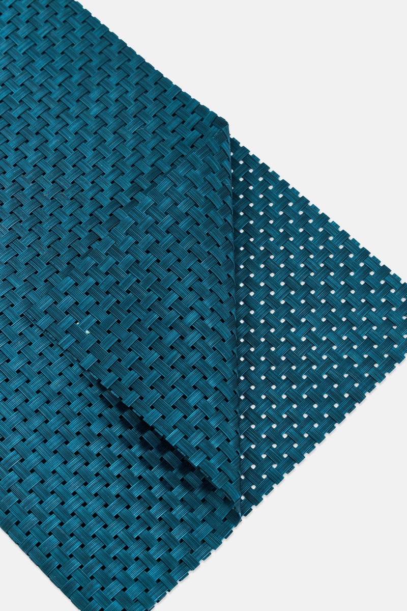 KitchenCraft Woven Table Placemat, Teal Green - Image 3