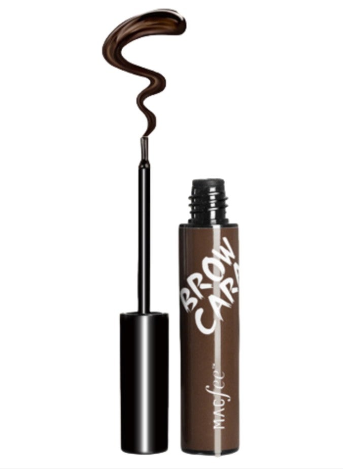 MACFEE Eyebrow Gel Peel Off - Brow Tattoo with Eyebrow Stencils, Long-Lasting u0026 Waterproof Brow Gel for Women Create Fuller u0026 Defined Brows Makeup - Image 1