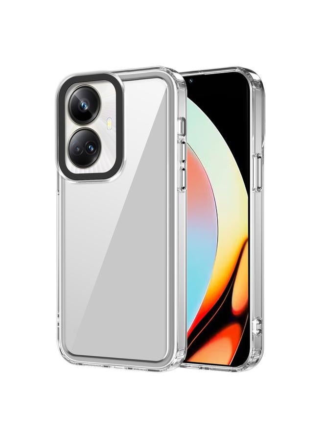 S-TOP Case For Realme 10 Pro+ Transparent Acrylic + TPU Shockproof Phone Case - Image 1
