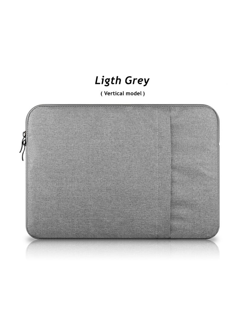 15.6 Inch Laptop Sleeve - Shockproof Laptop Sleeve - Laptop Shirt - Gray - Image 2