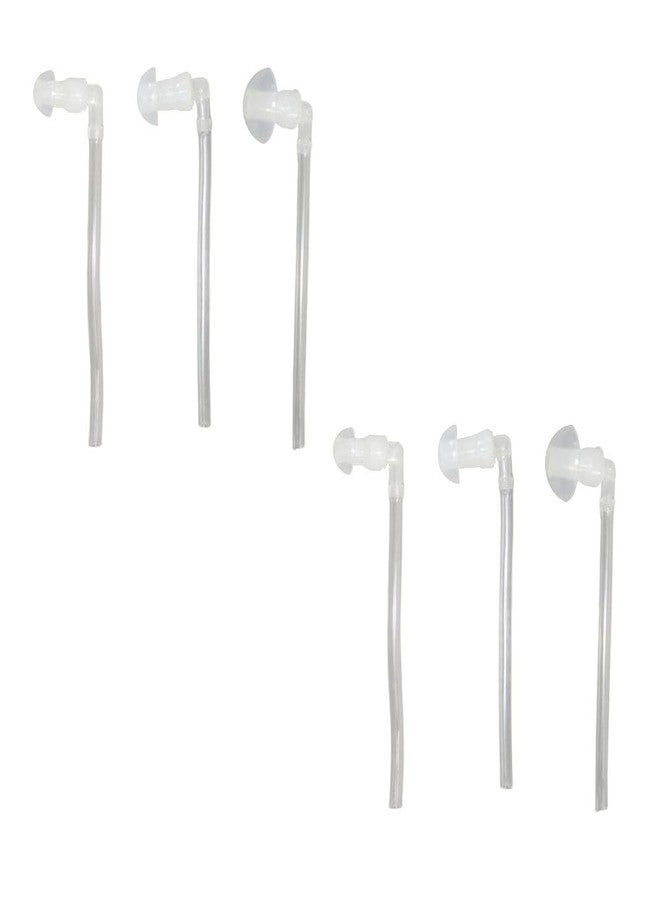 أف سي أس سدادات أذن سيليكونية بديلة من FCS مع أنابيب وموصلات كوع لأجهزة السمع خلف الأذن وأجهزة السمع الجيبية - قطعتان من كل مقاس، شفافة - Image 2