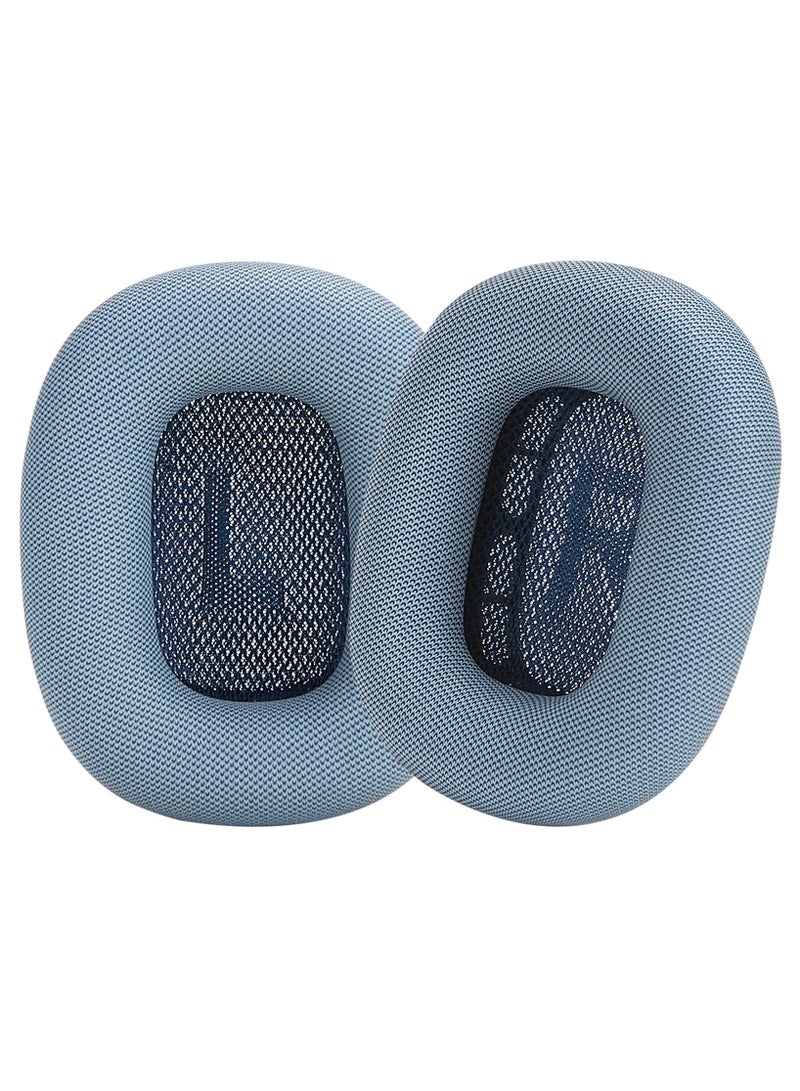 Earpads for Apple AirPods Max Earpad Replacement Sweat Proof Ear Cushions Airpods Max Ear Pad Earcups with Protein Leather Memory Foam and Magnet (Blue)  - Image 1