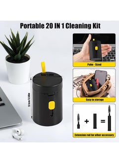 Bukela 20-in-1 Laptop Phone Screen Cleaner Kit, Computer Keyboard Brush Cleaning Spray for Electronic Device Clean Tool for Camera PC Monitor Earbud TV Tablet Car Screens  - Image 4