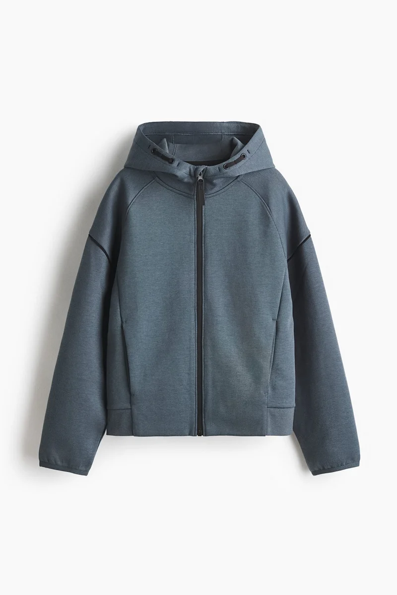 H&M Sports zip-through hoodie with DryMove™