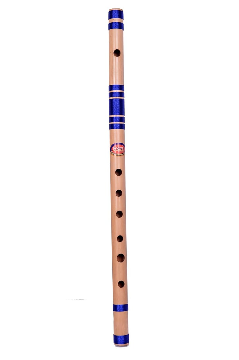 Foora Musical Professional C Scale 8 Hole Bamboo Flute Bansuri with Re-sham Thread Hand Made Bamboo Flute Size 48 cm Beginners/Musician (Export in U.S.A, Canada, Mexico) (Special Boy Blue) - Image 2