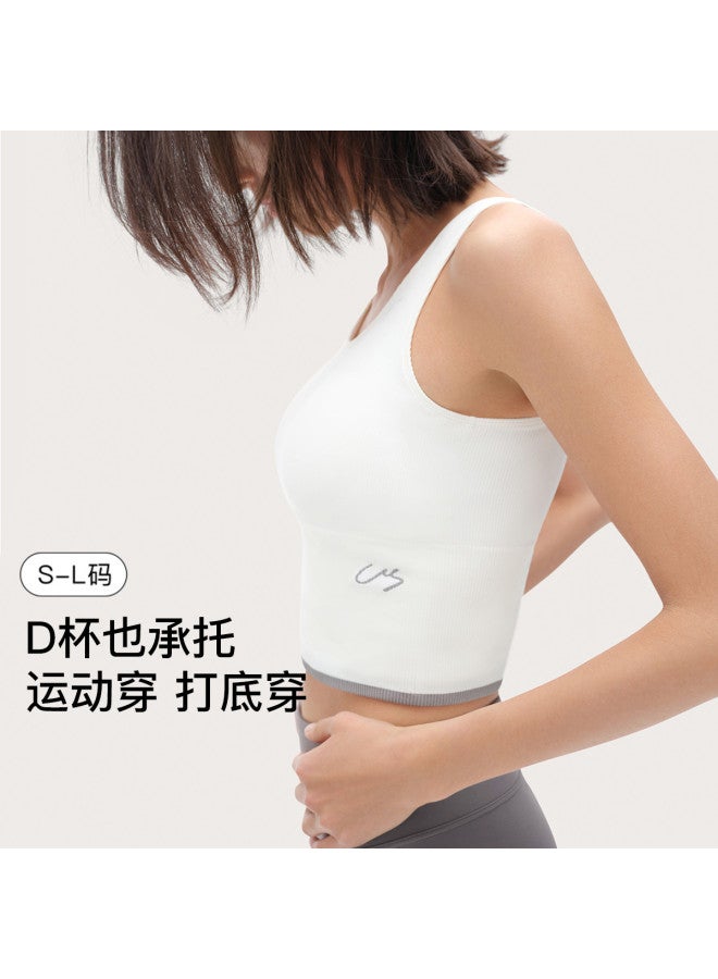 ubras High-Elasticity Back-Shaping Bra-In Camisole With Built-In Pads, All-In-One Design, No Need To Wear An Inner Bra - Image 3