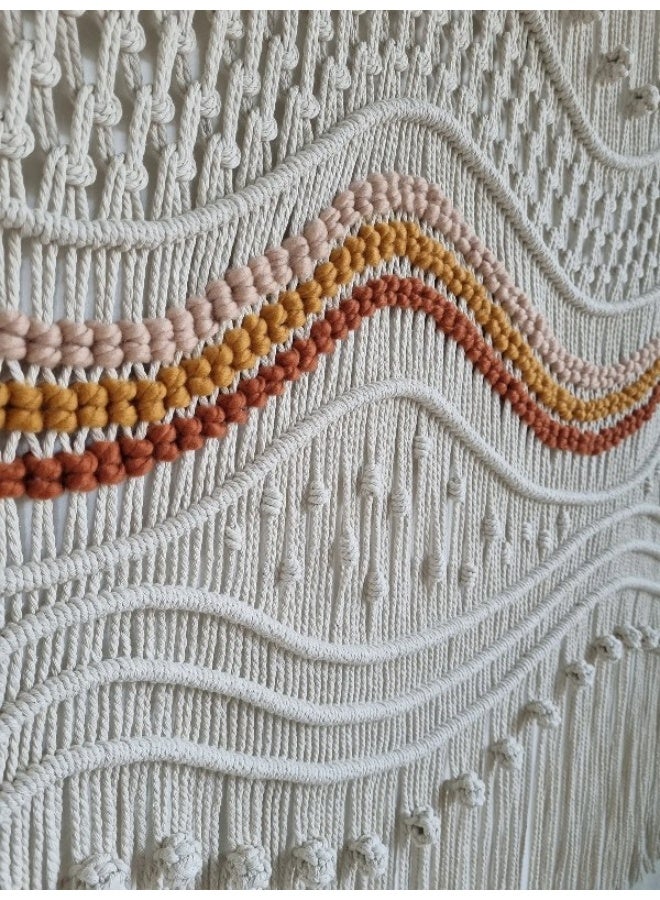 Home Gallery Colored Macrame Wall Hanging Large Boho Woven Handmade - Image 4