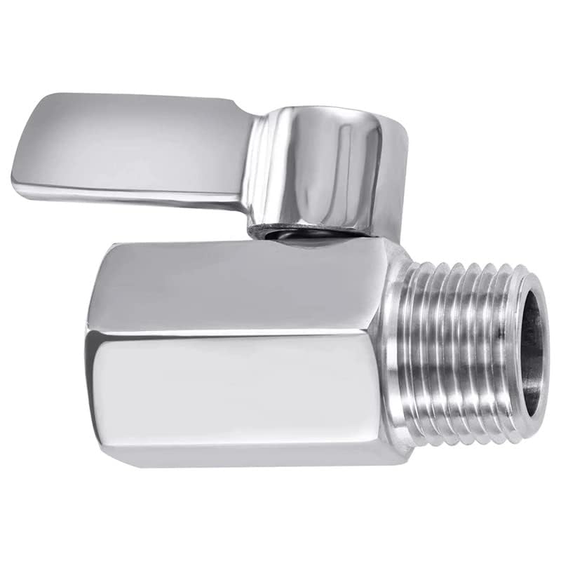 Fitvell 316 Stainless Steel Mini Ball Valve 1/2 Inch NPT Male to Female Thread Shut Off Valve for Water,Oil and Gas - Image 2