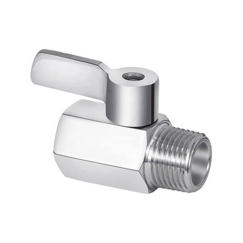 Fitvell 316 Stainless Steel Mini Ball Valve 1/2 Inch NPT Male to Female Thread Shut Off Valve for Water,Oil and Gas - Image 3