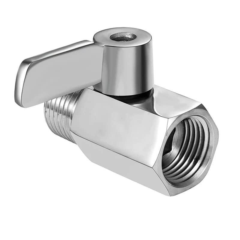 Fitvell 316 Stainless Steel Mini Ball Valve 1/2 Inch NPT Male to Female Thread Shut Off Valve for Water,Oil and Gas - Image 5
