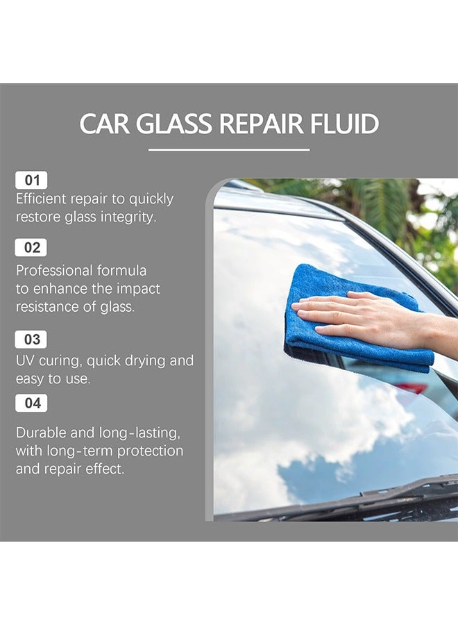 رايهونغ زجاج السيارات إصلاح السائل 30ml ، تنطبق على الزجاج المكسور والشقوق ، ديي السيارات الزجاج الأمامي إصلاح عدة ، عين الثور السيارات الزجاج الأمامي إصلاح الغراء - Image 4