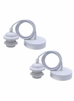 Y&D E26/E27 Pendant Light Fitting 2 Pack Vintage Retro Industrial Style Lamp Holder Fitting Kit for DIY Suspension Chandeliers Modern Hanging Lampe  - Image 1
