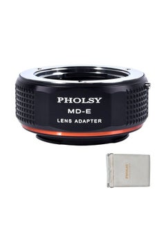 PHOLSY Lens Mount Adapter for Rokkor MD/MC/SR Lens Compatible with Minolta MD to E Mount Camera Body Compatible with Sony a1 a9 a7S iii/ii, a7R a7C a7 iv/iii, a6600 a6500 a6400 a6300 a6000 NEX etc.  - Image 1
