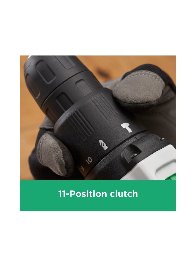 BLACK+DECKER Reviva Powerful 12V Cordless Lightweight Hammer Drill Made From 50% Recycled Material with maximum 400Nm torque - Image 3