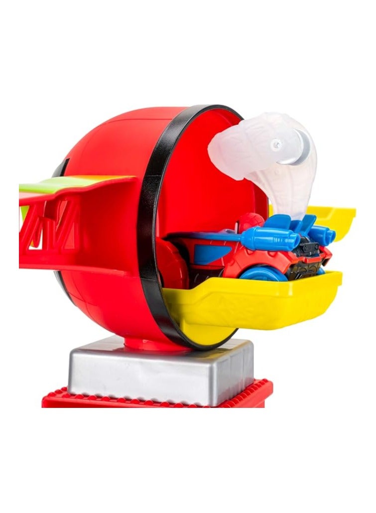 Marvel Spidey and His Amazing Friends Spidey's Construction Zone Chaos Track Set - Image 1