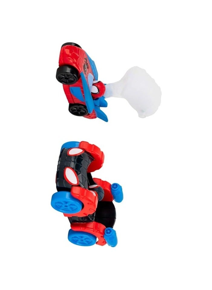Marvel Spidey and His Amazing Friends Spidey's Construction Zone Chaos Track Set - Image 4