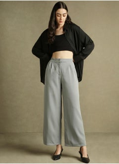 Dennis Lingo Grey Pants For Women  - Image 1