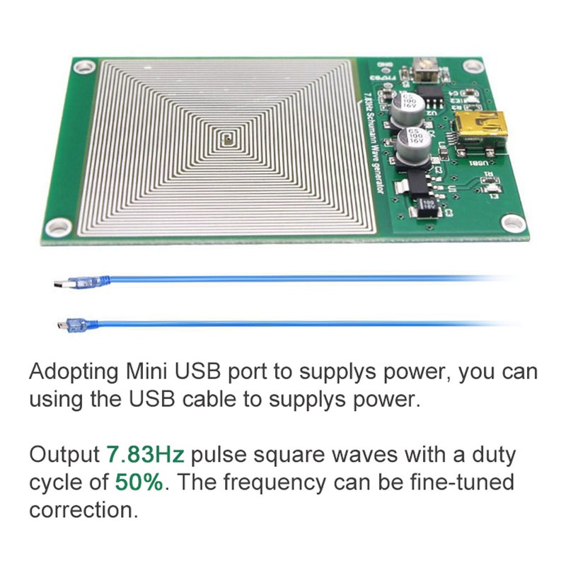 FM783 7.83HZ Schumann Waves Generator Sound Improving Low Frequency Pulse with USB Cable Ultra-Low Frequency Pulse Generator - Image 5